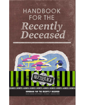 Beetlejuice: Handbook for the Recently Deceased Hardcover Ruled Journal