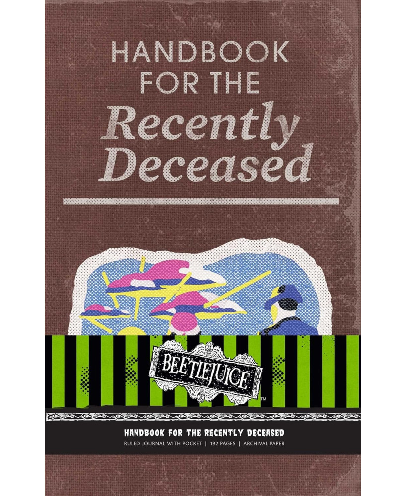 Beetlejuice: Handbook for the Recently Deceased Hardcover Ruled Journal